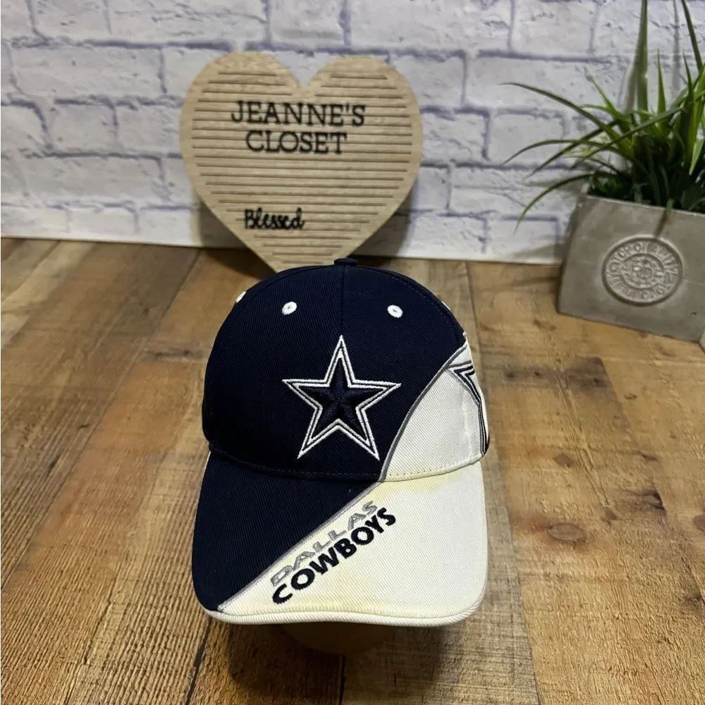 Vintage Dallas Cowboys twins enterprise hat with flaws
